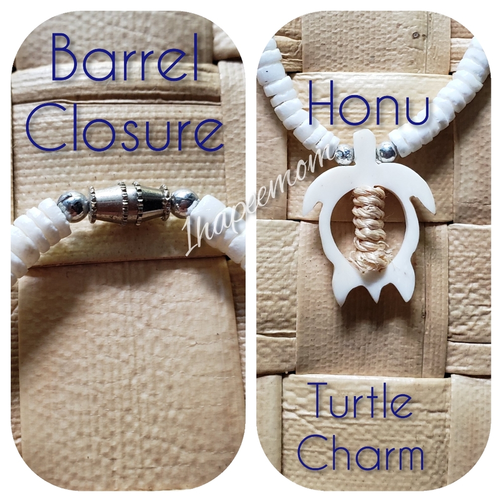 Shell Necklace Hawaiian Honu Turtle Charm - Picture 4 of 7